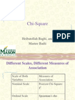 Chi-Square: Heibatollah Baghi, and Mastee Badii