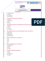 Thermodynamics - DPP