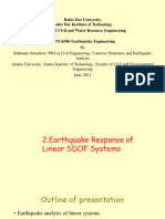 2 Linear Analysis of Earthquake Response Spectrum Analysis June2021