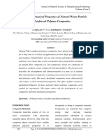 Analysis of Mechanical Properties of Natural Waste Particle Reinforced Polymer Composites