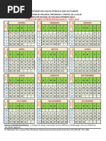 Calendario Epidemiologico 2024