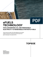 Topsoe EFUELS Technology For Converting CO2 To Renewable Synthetic Fuel