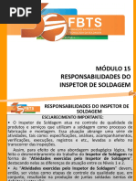 D Slides Inspetor de Soldagem - Responsabilidade Do Inspetor D