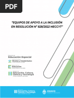 Equipos de Apoyo A La Inclusión en Res 828-2022