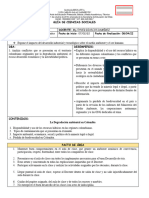 Guía de Ciencias Sociales 10 Primer Periodo 2022