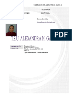 Curriculum Actualizado Alexandra Garcia