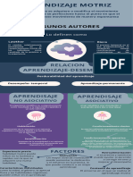 Aprendizaje Motriz Infografia