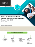 Europe Aloe Vera Extract Market