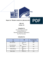 "Business Analysis On Pharmaceutical Companies"