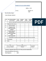 Evolution Sheet