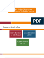 Lecture 3 Classification of Embedded Systems