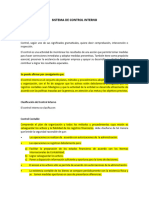 Sistema de Control Interno