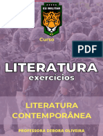 LITERATURA - Ex. - Literatura Contemporânea