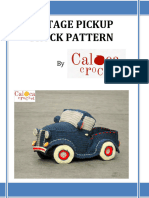 Caloca Crochet-Classic Vintage Pickup Truck