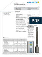 PS600 HR/C: Système de Pompe Solaire Immergée, 4" Unité de Pompage À Rotor Hélicoïdal (HR) Ou Centrifuge (C)