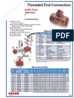 Threaded End Connection: Series S Ductile Iron