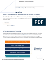 Mezzanine Financing - Overview, Rate of Return, Benefits