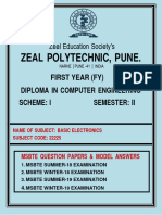 Fy Comp Sem II Bec 22225 QP & Model Answers