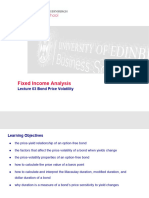 Lecture 03 Bond Price Volatility