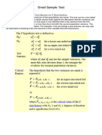 CH 11 - Small Sample Test