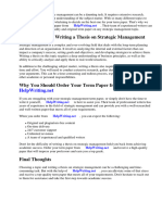 Strategic Management Term Paper Topics