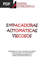 Empacadoras Automáticas