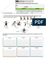 Evalucion Diag. Del Area E. F. de 2do