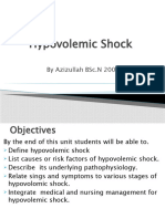 Hypovolemic Shock