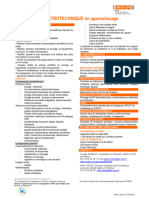 Fiche Produit BTS Electrotechnique 2024