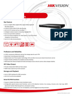 DeepinMind NVR Datasheet DS-7608NXI-M2 - X