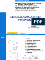 Tema 4. Operaciones de Conminución Ejercicios