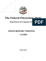 Siwes - Report - Guide 2024 Compiled