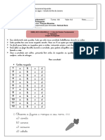 Simulado 1°ano - 2°T