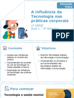 Influencia Da Tecnologia Nas Praticas Corporais