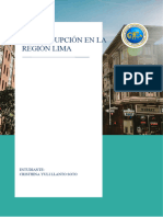 La Corrupción en La Región Lima - Llanto