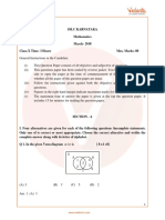 Karnataka SSLC Board (KSEEB) Question Paper For Class 10 Maths 2018