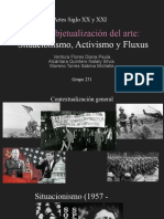 La Desobjetualización Del Arte - Situacionismo, Activismo y Fluxus