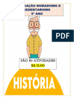 Nomadismo e Sedentarismo - 5 º Ano - Prof Moniza Materiais