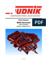 66arrancadeira Spudnik 6640 Harvester