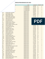 Licencias Edward - 2011 - 2012