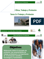 3.4 Trabajo y Profesion