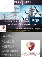 Conf 3. Resistencia de Una Línea Eléctrica