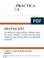 Mala Practica Médica