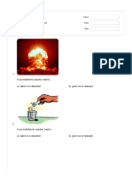 Exothermic and Endothermic Reactions #3