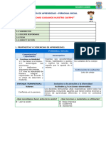 Sesión de Aprendizaje Primera Semana