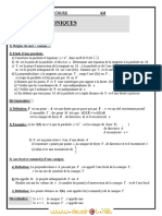 Cours - Math Coniques - Bac Mathématiques (2010-2011) MR Youssefboulila