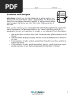 Theme Analysis Organizers