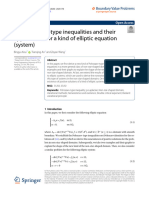 The Pohozaev-Type Inequalities and Their Applications For A Kind of Elliptic Equation (System)