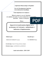 Impact de La Transformation Digitale Sur La Performance de L'entreprise VF