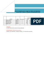 Planilla Semanal A Destajo